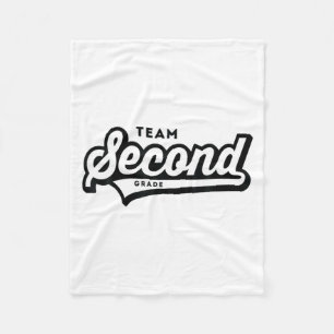 2. Klasse Team Schule Lehrer Zweiter Baseball Stil Fleecedecke