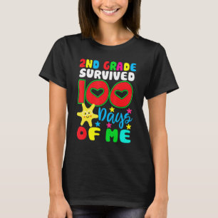 2. Klasse überlebte 100 Tage von mir glücklich 100 T-Shirt