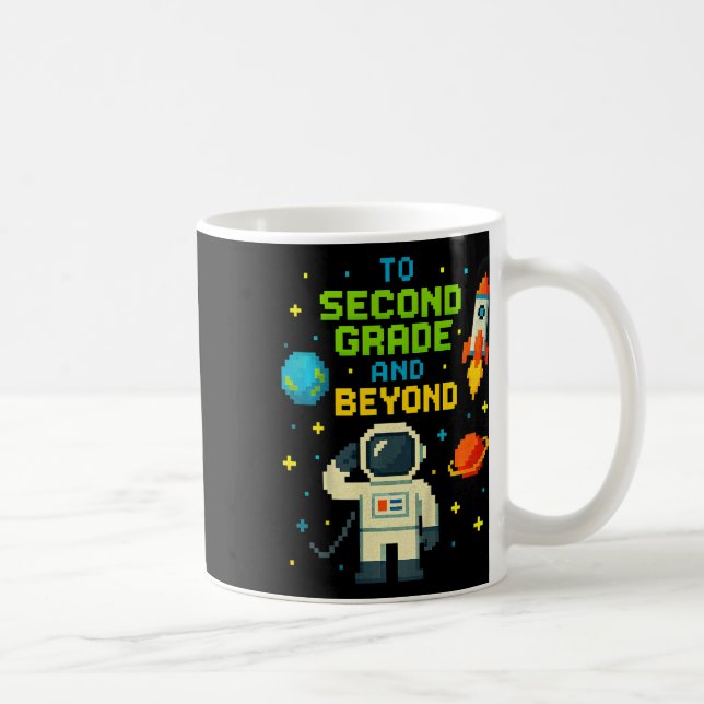 2. Klasse und weiter als Astronaut Space Boys Game Kaffeetasse (Rechts)