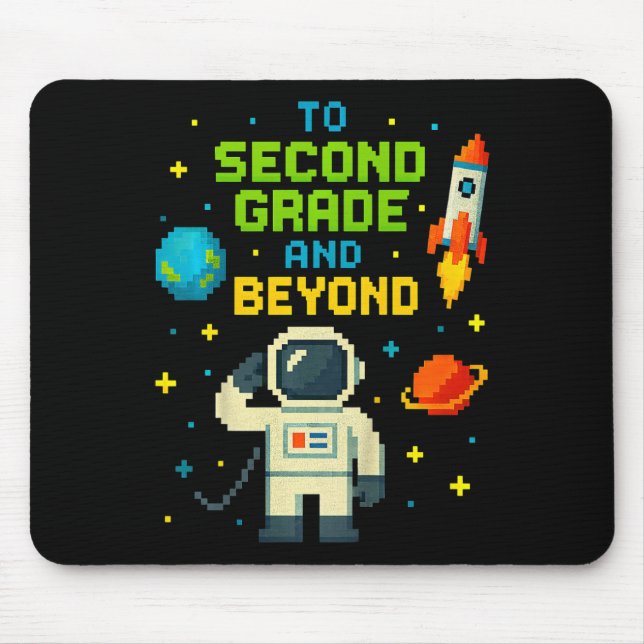 2. Klasse und weiter als Astronaut Space Boys Game Mousepad (Vorne)