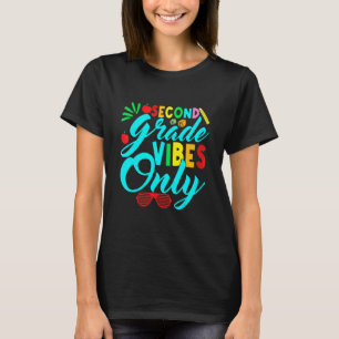 2. Klasse Vibes Lehrer Jungen Mädchen Zurück zur T-Shirt