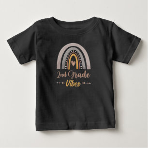 2. Klasse Vibes Zweite Klasse Zurück zur Schule Baby T-shirt