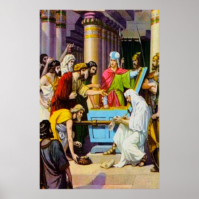 2 Könige 12 Geld für das Poster Gottes Haus (Vorne)