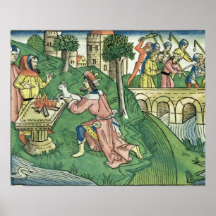 2 Könige 16 9-16 Das Volk von Damaskus wird c Poster