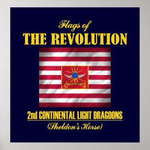 2. Kontinentale Licht-Dragoner Poster