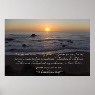 2 Korinthen 12:9 Poster