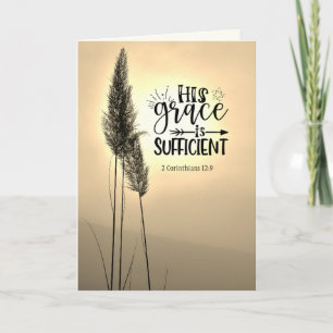 2 Korinthen 12:9 Seine Gnade ist ausreichend  Karte