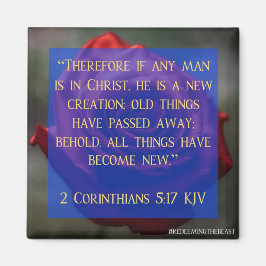 2 Korinthen 5:17 Das Besenmagazin erlösen Magnet