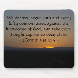 2 Korinther 10:5 Mousepad
