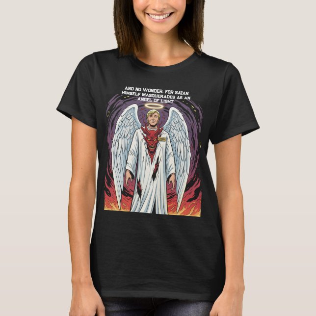 2. Korinther 11,14 T-Shirt (Vorderseite)