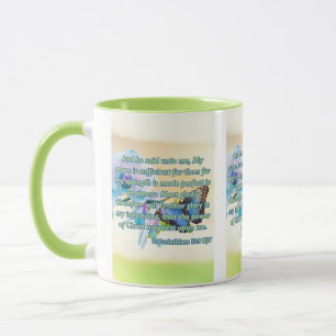 2 Korinther 12:9 Bibelschrift Bild Zwei-Ton Tasse