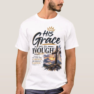 2. Korinther 12:9 Christliches T-Shirt