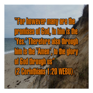 2 Korinther 1:20 WEBU Poster