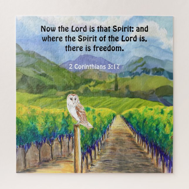 2 Korinther 3:17 Puzzle (Vertikal)