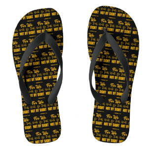 2 Korinther 5:7 Bibelverse KJV Zitat Unisex Flip Flops