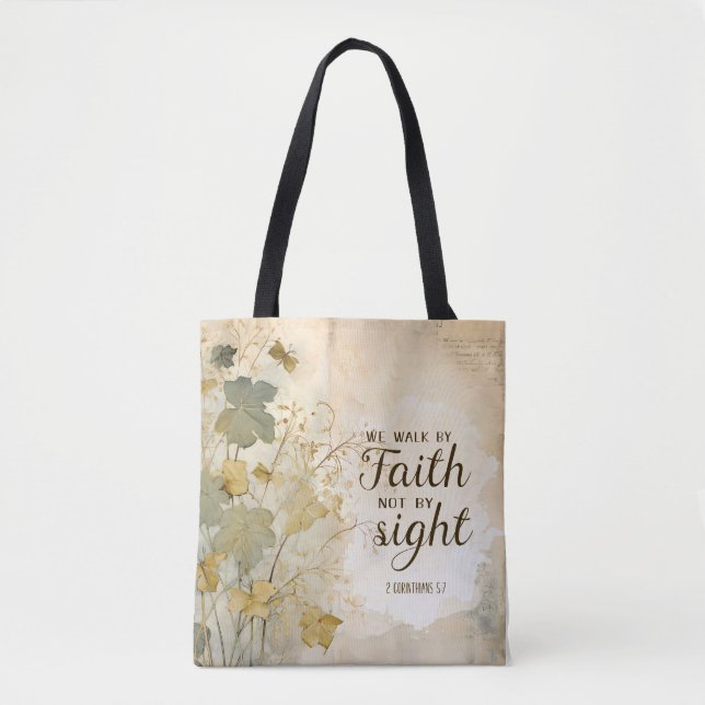 2 Korinther 5:7 Wir gehen durch das Glaubensbibelv (Vorderseite)