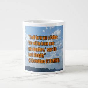 2. Korinther 6:18 WEBU Tasse