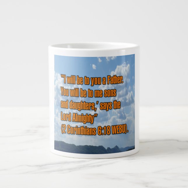 2. Korinther 6:18 WEBU Tasse (Vorderseite)