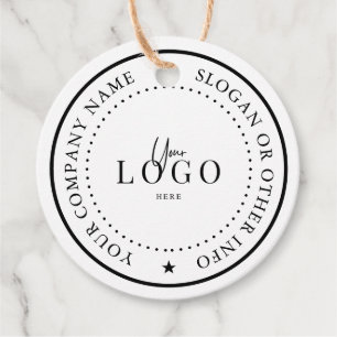 2" Kraft Custom Circle Round Geschenkanhänger