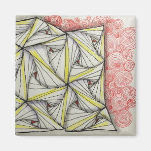 2" Kunst des Magnet-w/Original Magnet