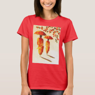 2 laotianische buddhistische Mönche T-Shirt