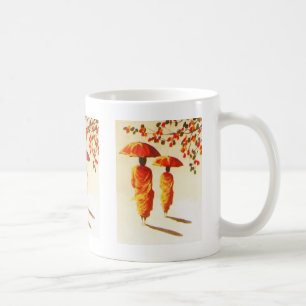 2 laotianische buddhistische Mönche Tasse