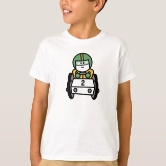 2 laufendes Auto-KinderT - Shirts