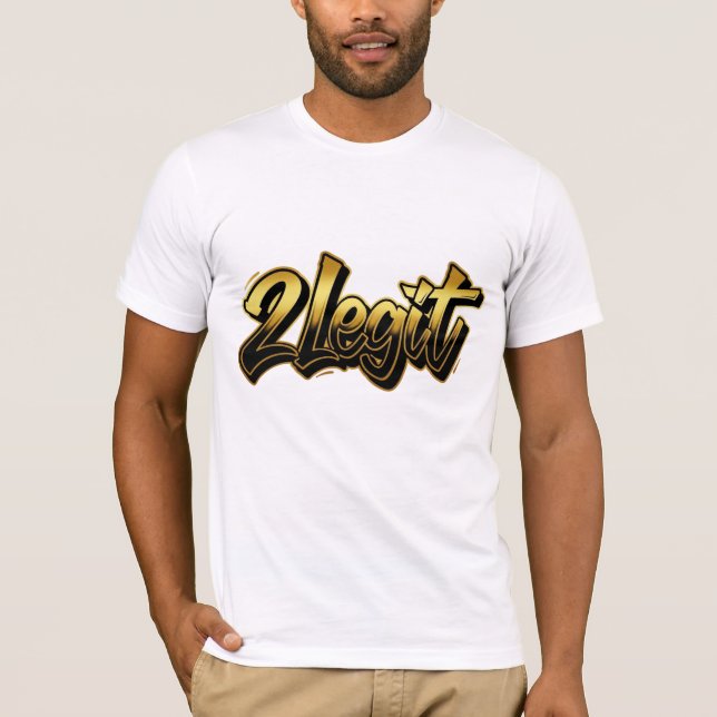2 Legit-Vater-Hemd T-Shirt (Vorderseite)