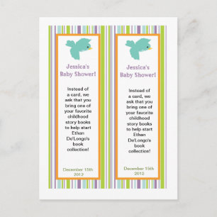 2 Lesezeichen-Pelzwaldtiere Einladungspostkarte