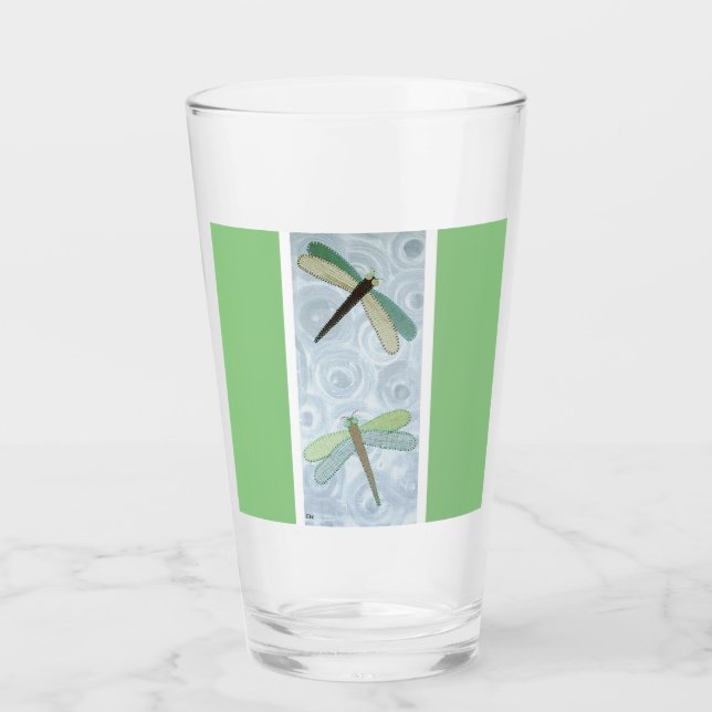 2 Libellen #1 Glas (Vorderseite)