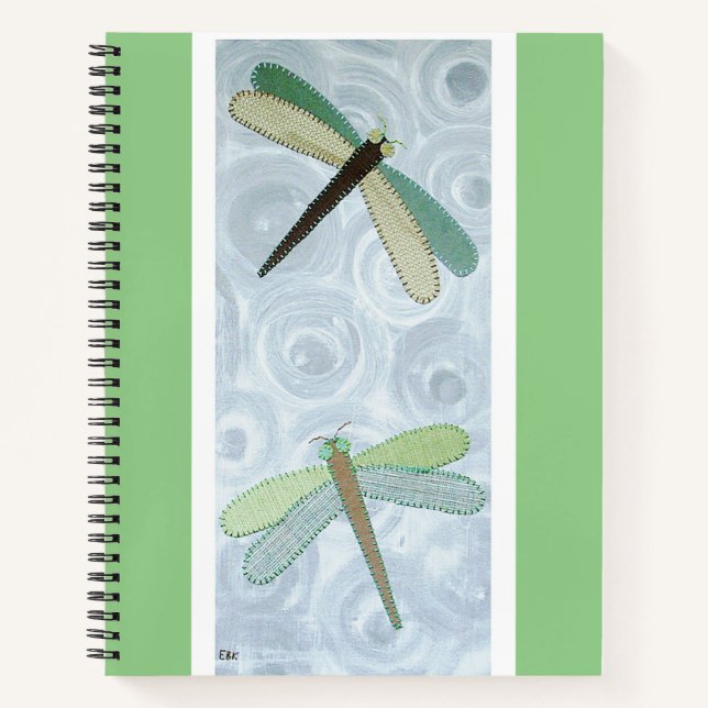 2 Libellen #1 Notizbuch (Vorderseite)