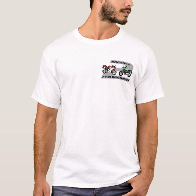 2 LIEBE DER BRUDER-DRE T-Shirt (Vorderseite)