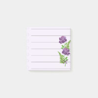 2 Lila Rose mit Ferns