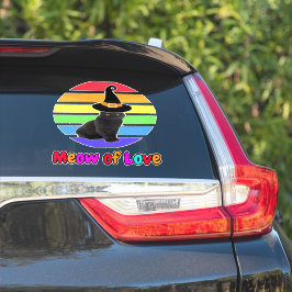 2.lustig schöner Bestseller mit Trend-Schwarzkatze Aufkleber