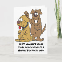 2 lustige Hundegeburtstags-Karte