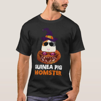 2 Meerschweinchen-Momster-Kürbis-Monster Lustiger  T-Shirt