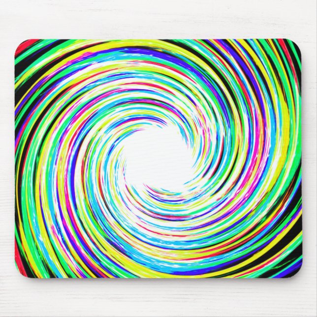 2. Mehrfarbiger Spark Swirl Mousepad (Vorne)