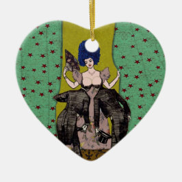 2 MIT SEITEN VERSEHENE/kahle Männer ~ Verzierung Keramikornament