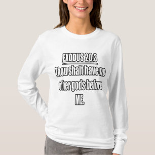 2. Mose 20:3 Lutherbibel Bibelvers T-Shirt