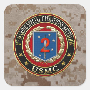 2. MSOB [3D] QUADRATISCHER AUFKLEBER