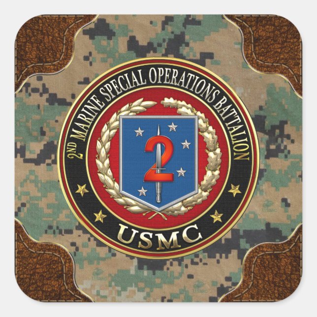 2. MSOB [3D] QUADRATISCHER AUFKLEBER (Vorderseite)