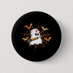 2 Niedliches Gespenst in meinem heiligen Nursezeit Button
