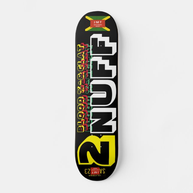 2 NUFF Skateboard (Vorderseite)