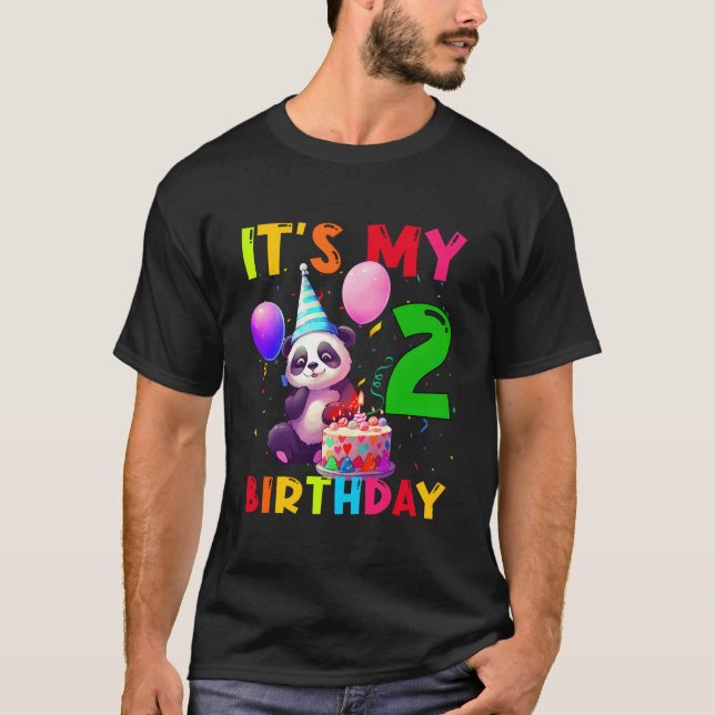 2 Panda 2. Panda T-Shirt (Vorderseite)
