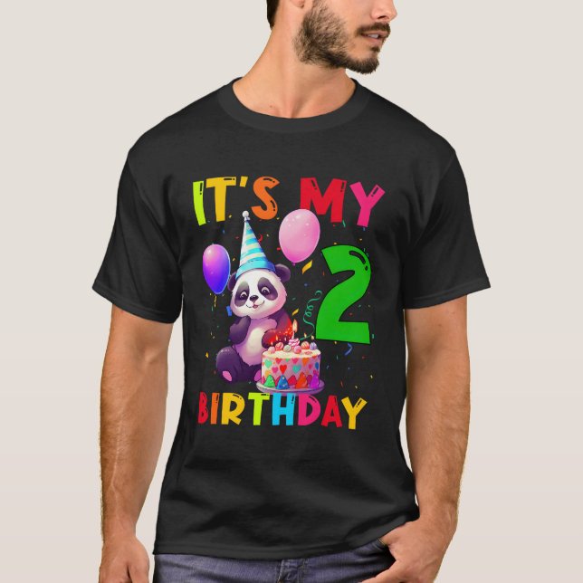 2 Panda 2ND Panda T-Shirt (Vorderseite)