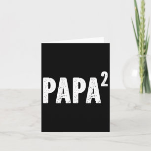 2 Papa im Quadrat für Opa von Enkelin Enkelin Karte
