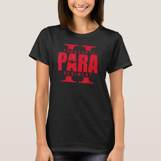 2 PARA  Fallschirmjägerregiment T-Shirt (Vorderseite)