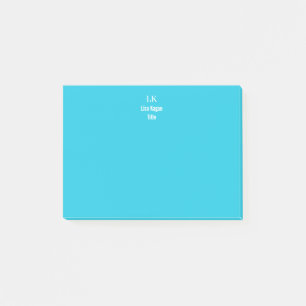 2 Personalisiertes Monogramm, Tonne Post-it Klebezettel