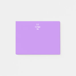 2 Personalisiertes Monogramm, Tonne Post-it Klebezettel