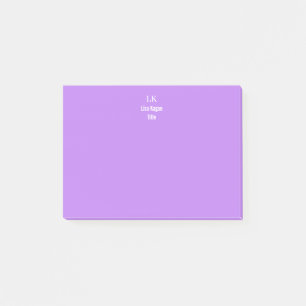 2 Personalisiertes Monogramm, Tonne Post-it Klebezettel
